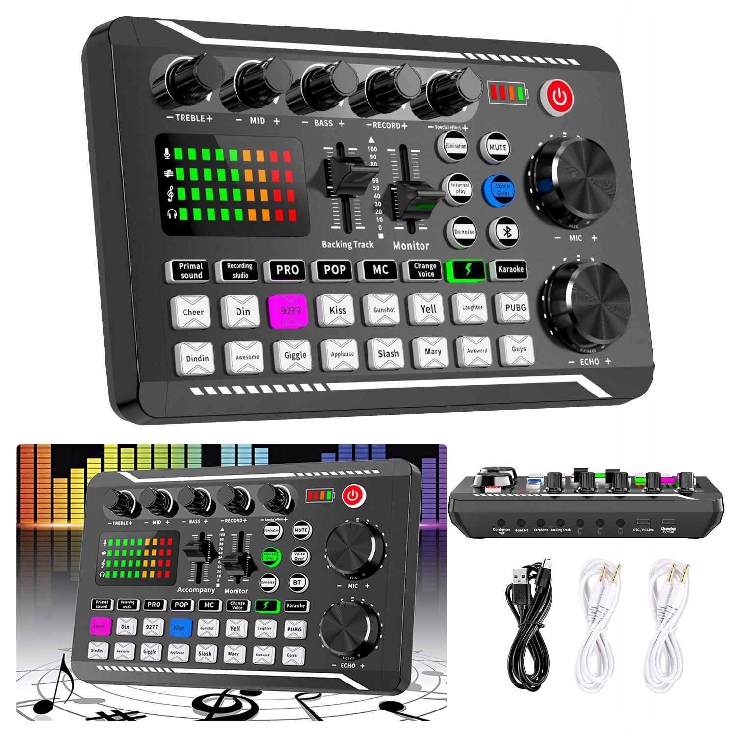 Interfejs Audio Remall Mixer Zmieniacz Audio Mikser Karty Dźwiękowej F998