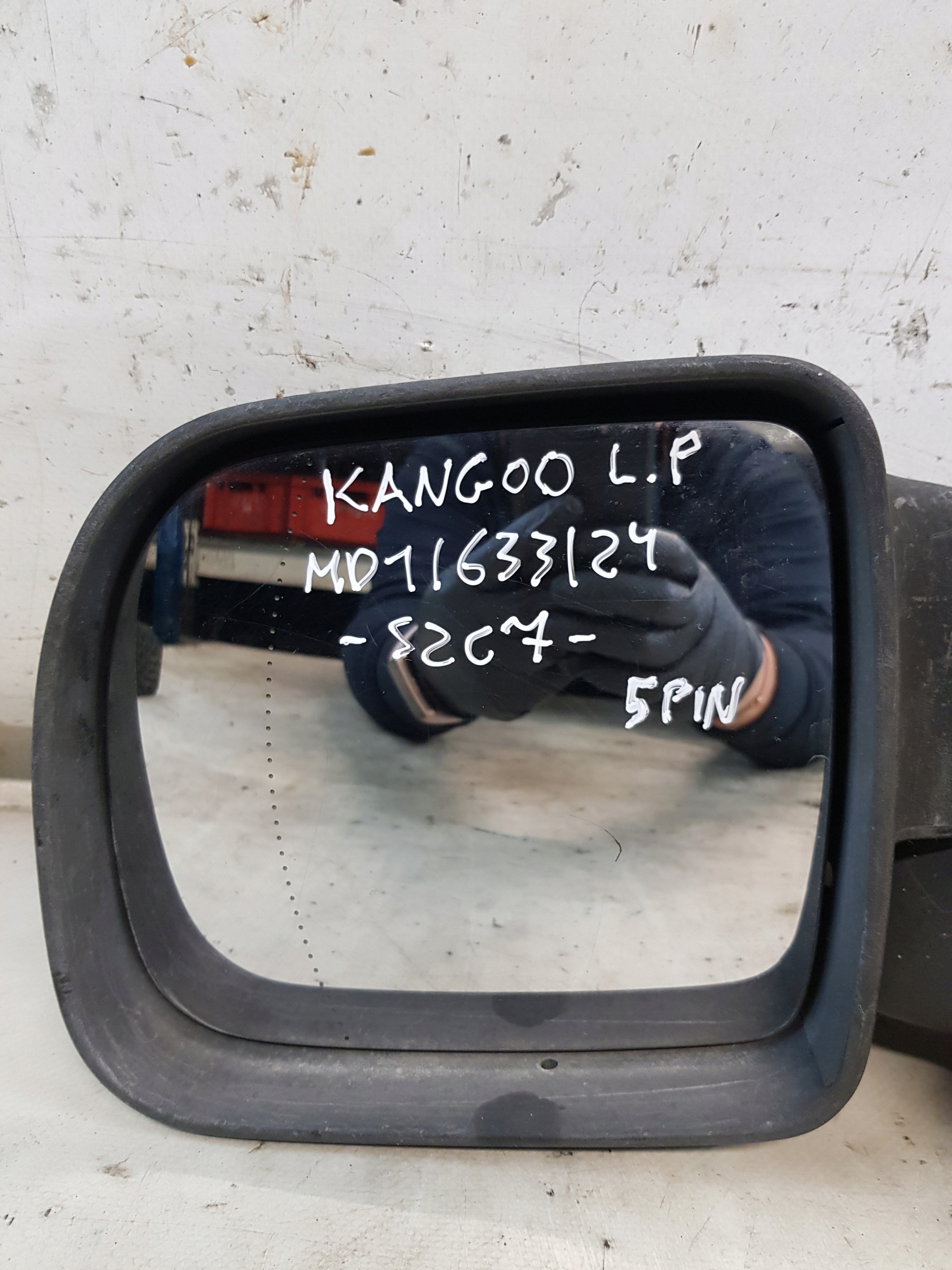 mirror LUSTRO electrics left 010398 RENAULT KANGOO 5PIN