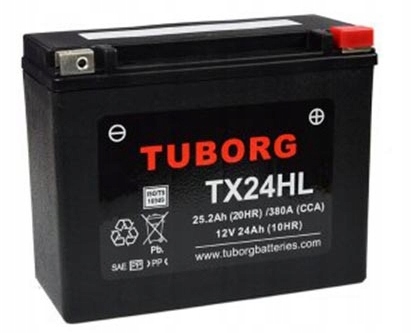 Akumulator wzmocniony Tuborg TX24HL 24Ah 380A