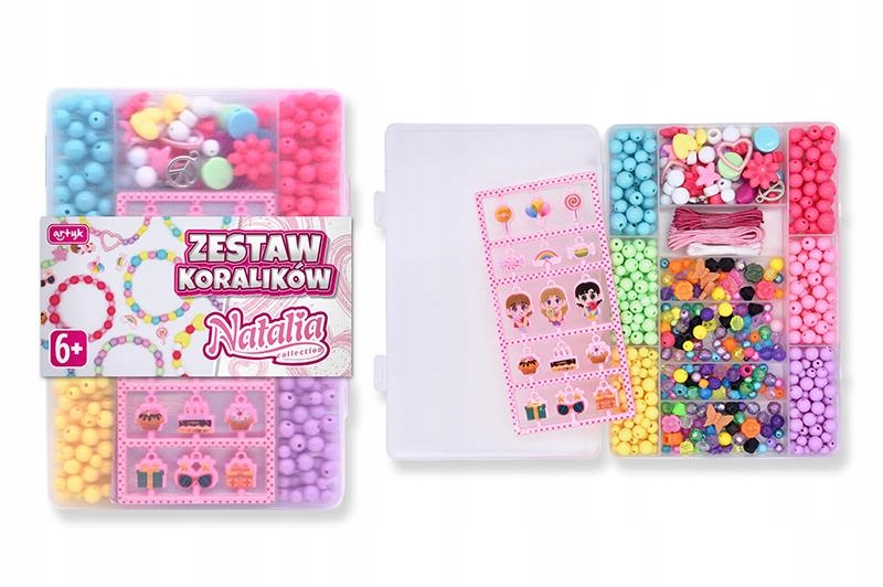 

Zestaw Koralików Natalia Kolorowe Zawieszki Zabawa
