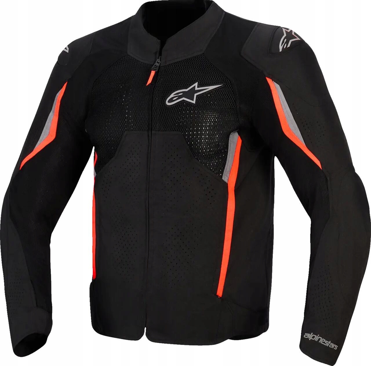 Bunda Alpinestars Ast v3 Air Jacket Red Fluo/Gray/Black XXL