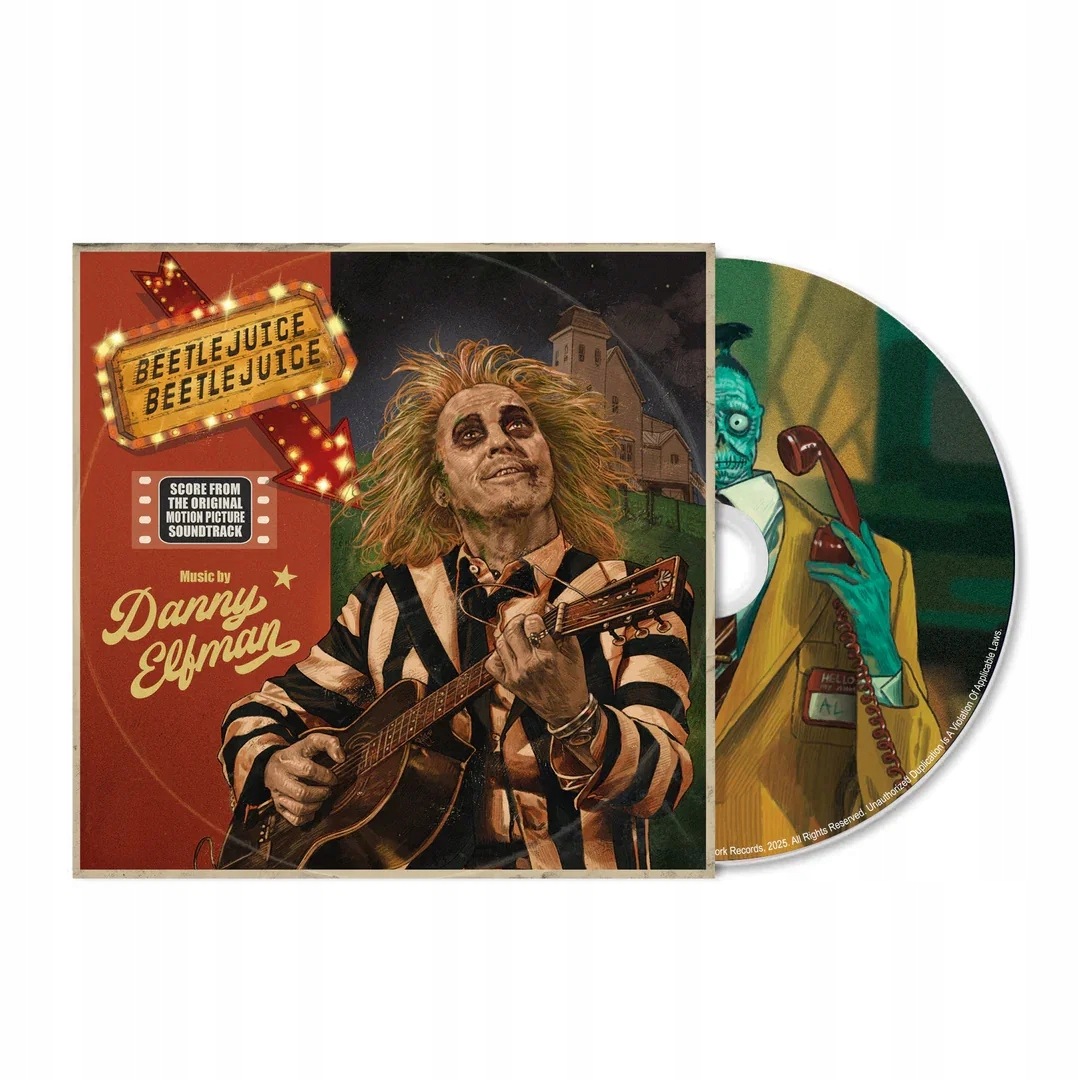 Original Soundtrack: Elfman Danny: Beetlejuice Beetlejuice Score Album CD