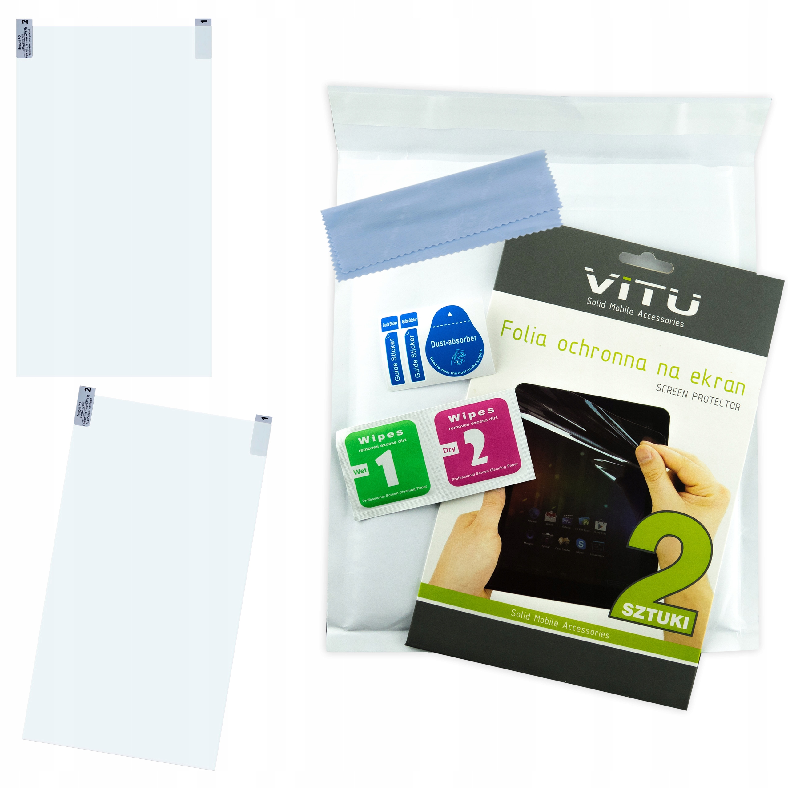 

2 sztuki Folia na laptop 310 x 174 mm 14 cali 16:9