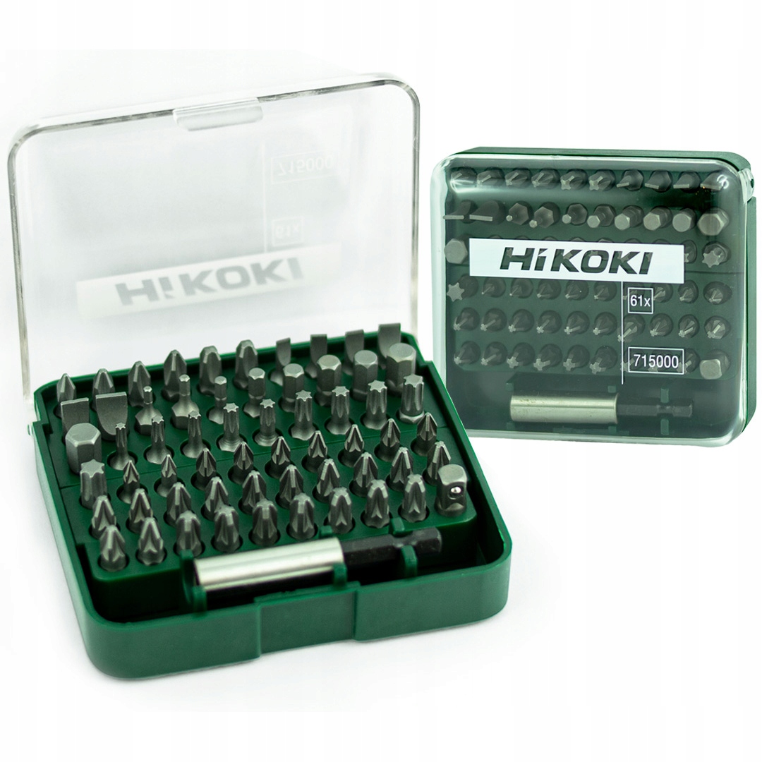 

Hitachi zestaw bitów 61szt bit do wkrętarki 715000