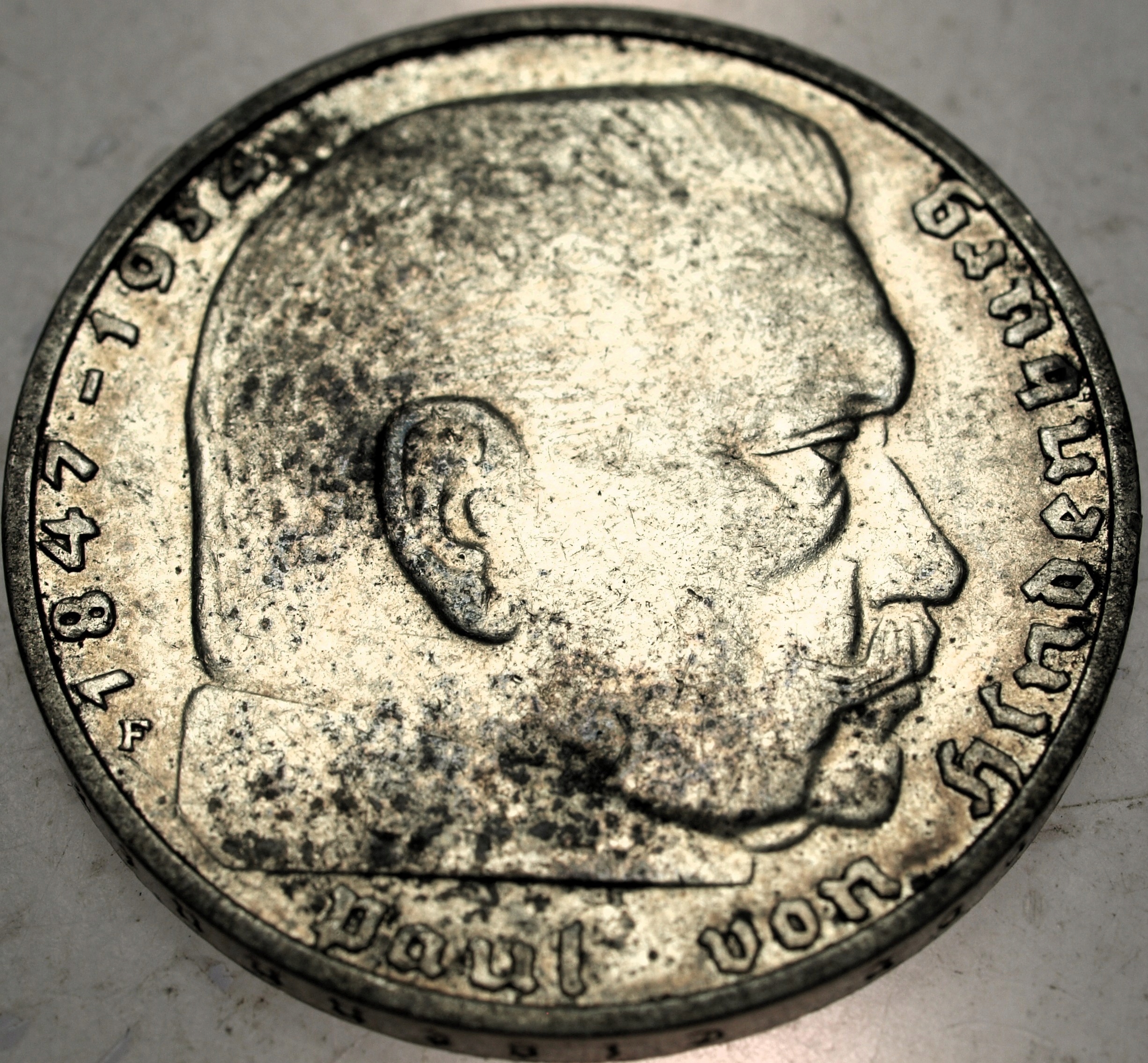 Niemcy 2 marki 1939 Hindenburg SREBRO