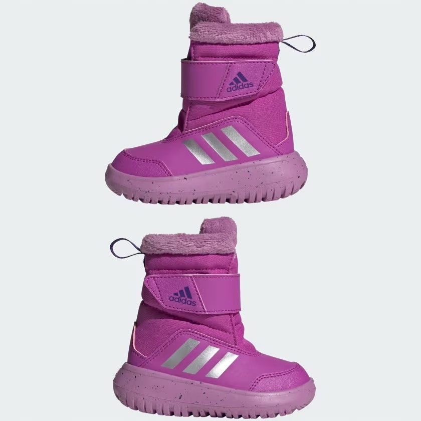 Adidas Buty Zimowe Śniegowce Na Rzep Za Kostkę Winterplay I IE8673 r. 31