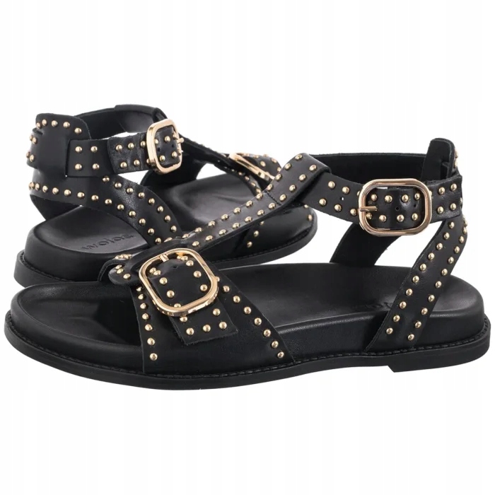 Kožené dámské sandály Wojas černé 76240-51, černé