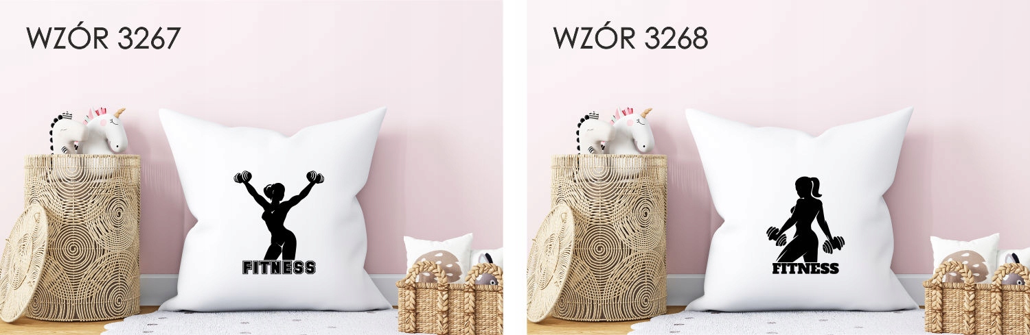 Poduszka z nadrukiem napis PIERWSZE MASA Długość 40 cm