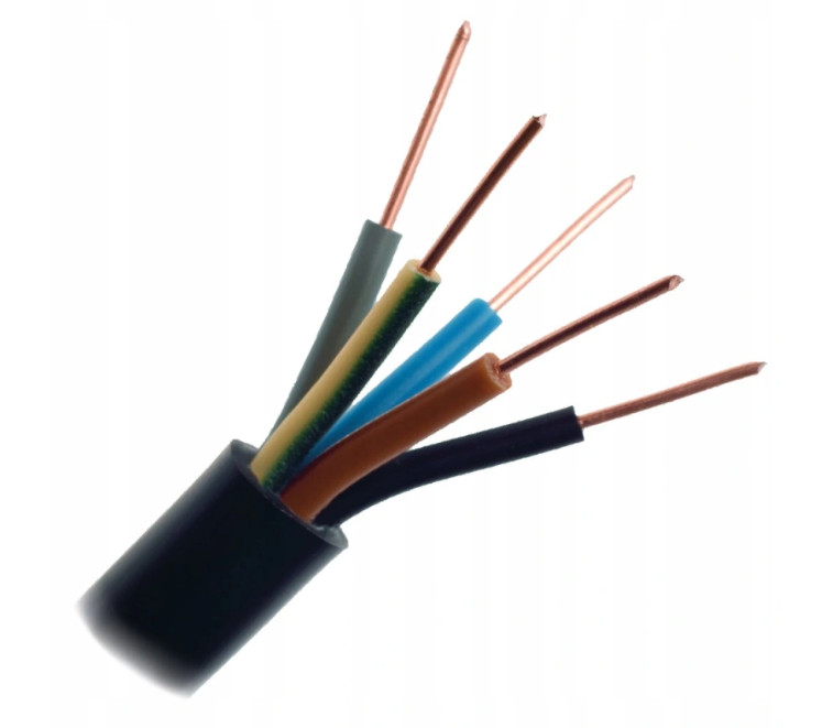 

Kabel Ziemny Przewód Yky 5x4 0,6/1 Czarny Elpar 1M