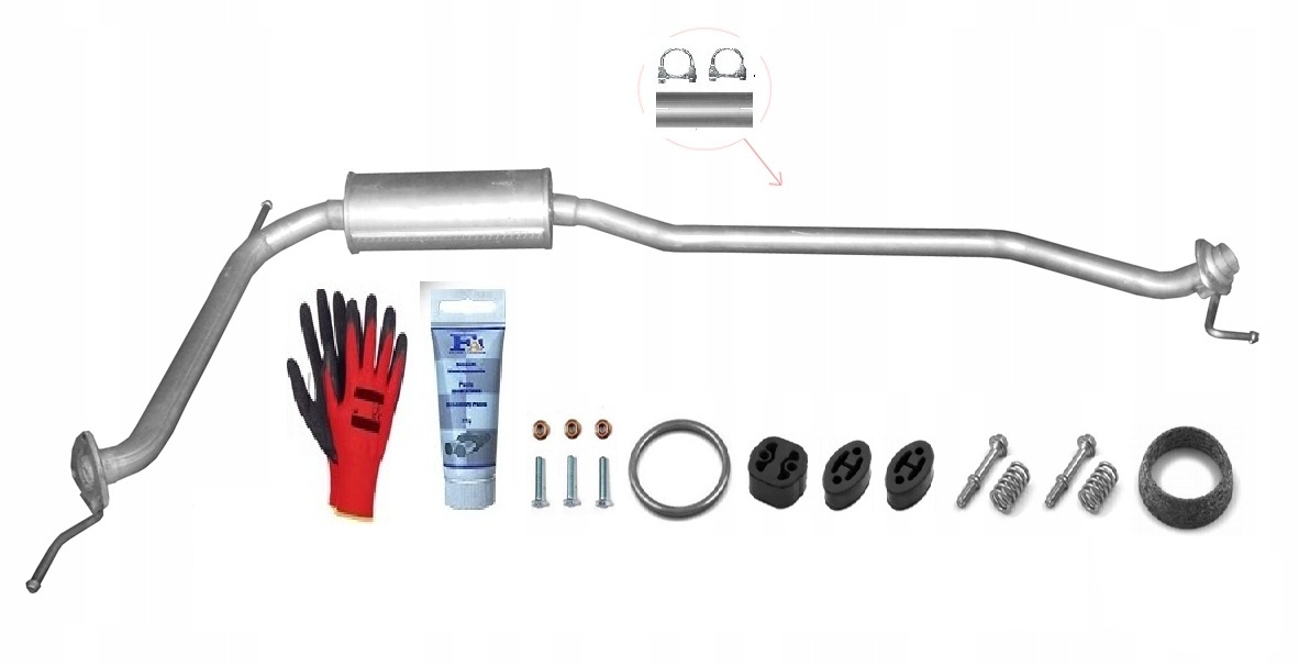 Honda CIVIC 1.4i 16V 63kW (2005-9/2008) Hatchback Tlumič Středový bonus