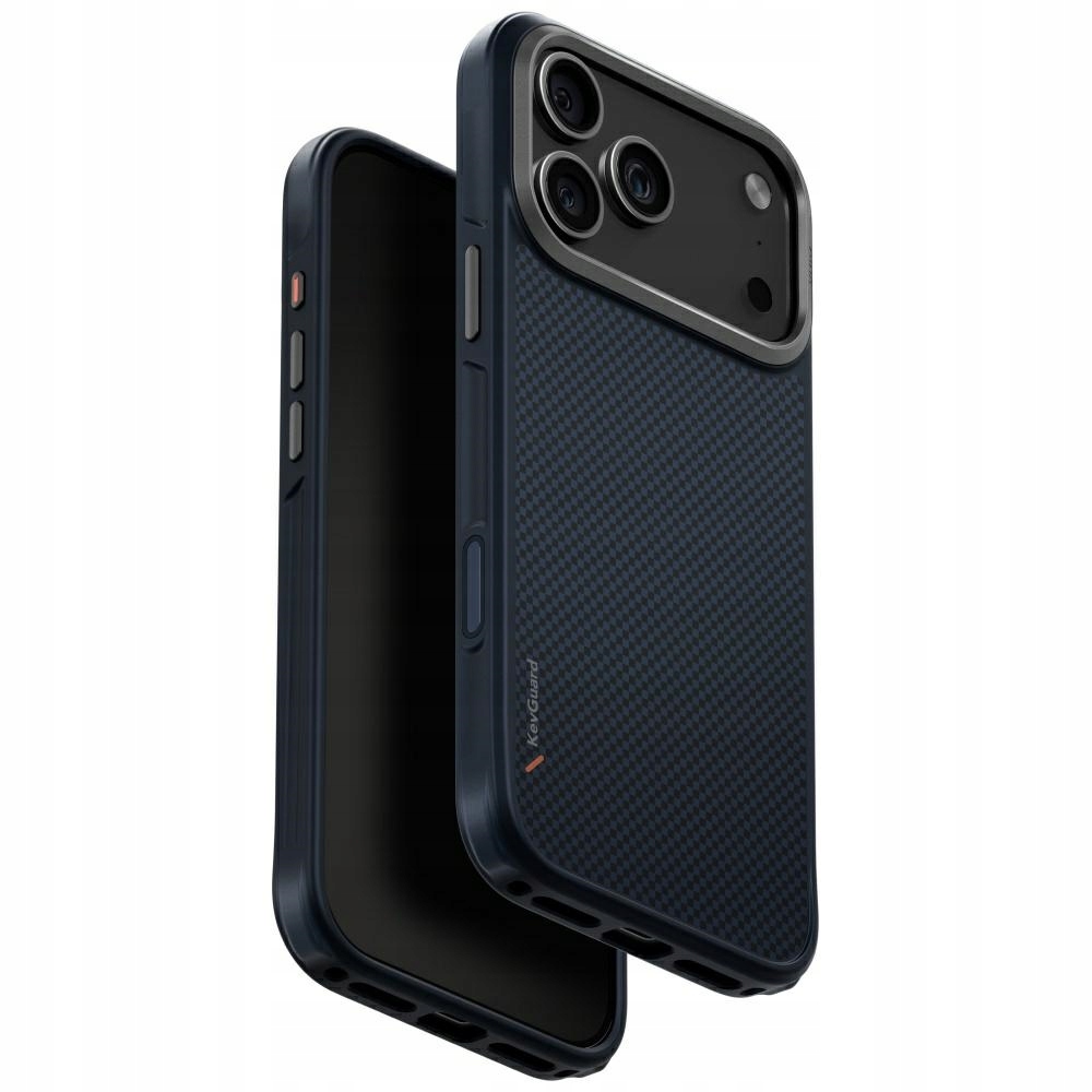Etui Uniq Keva na iPhone 17 Pro Max Magclick Charging niebieskie Uniq