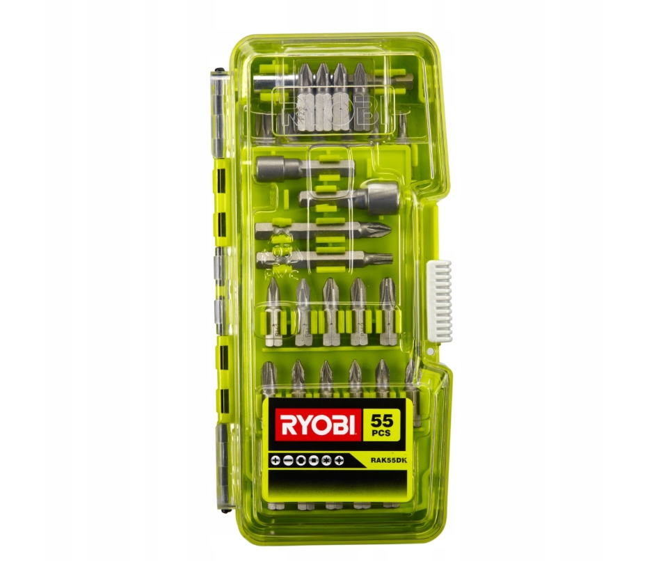 Ryobi RAK55DK Sada 55 šroubovacích bitů
