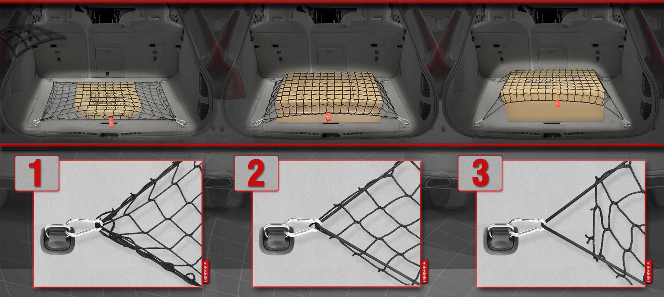 Siatka do bagażnika Renault Megane III hatchback EAN (GTIN) 5903260850796