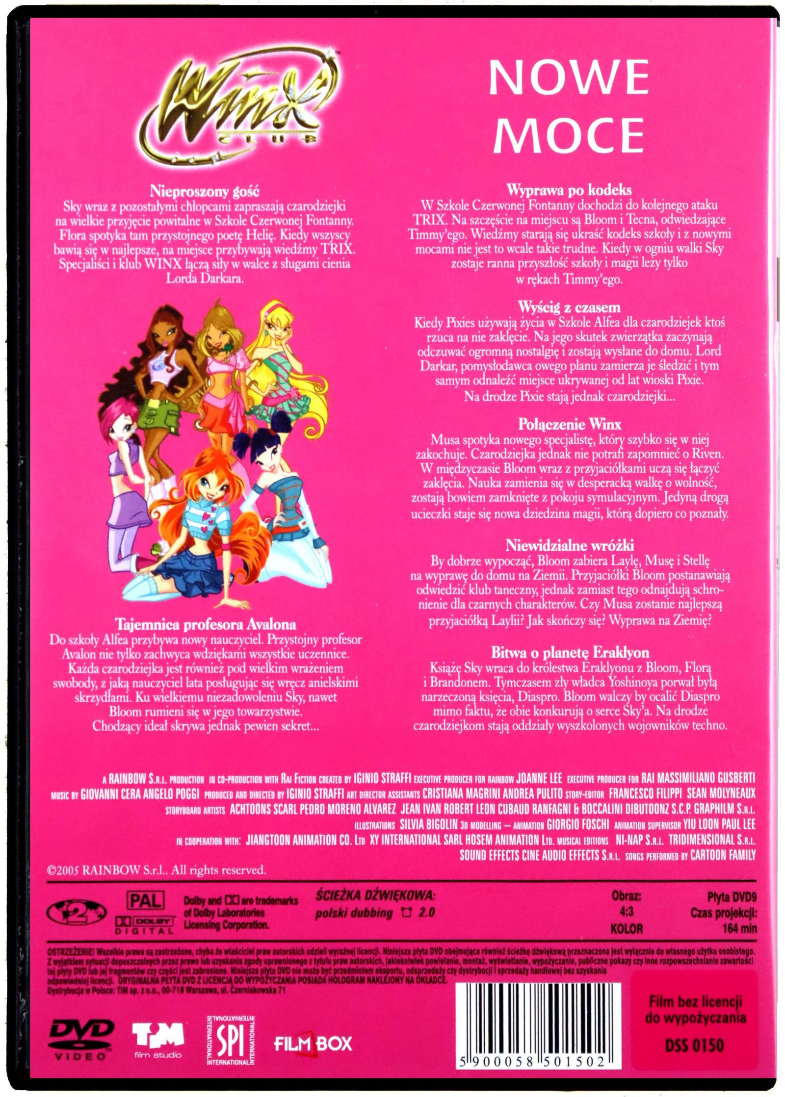 WINX CLUB: NOWE MOCE (DVD) Gatunek dla dzieci