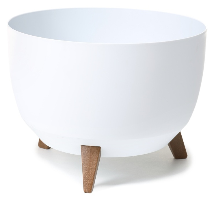 

Doniczka misa Roma fi 240 biały Lamela