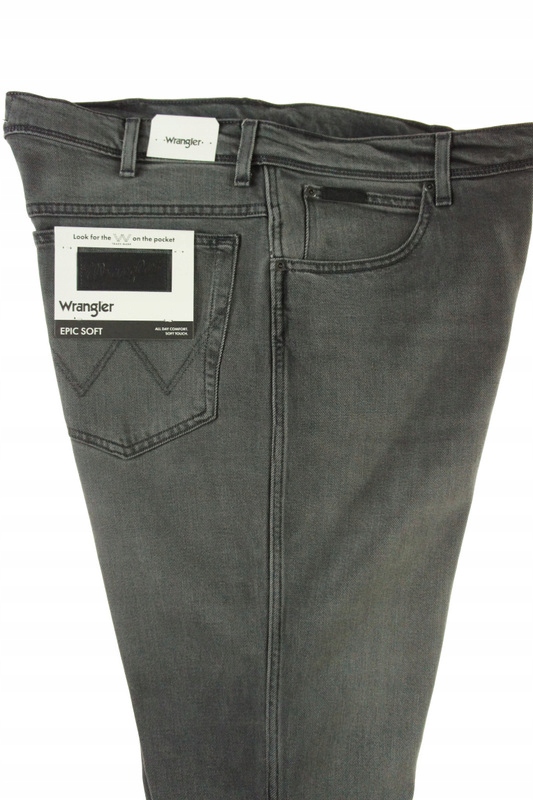 Wrangler Texas Slim Szare W40 L30 40/30 Epic Soft