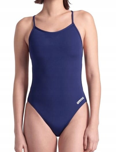 Plavecký oblek Arena Solid Lace Back Navy 14 (UK36) L