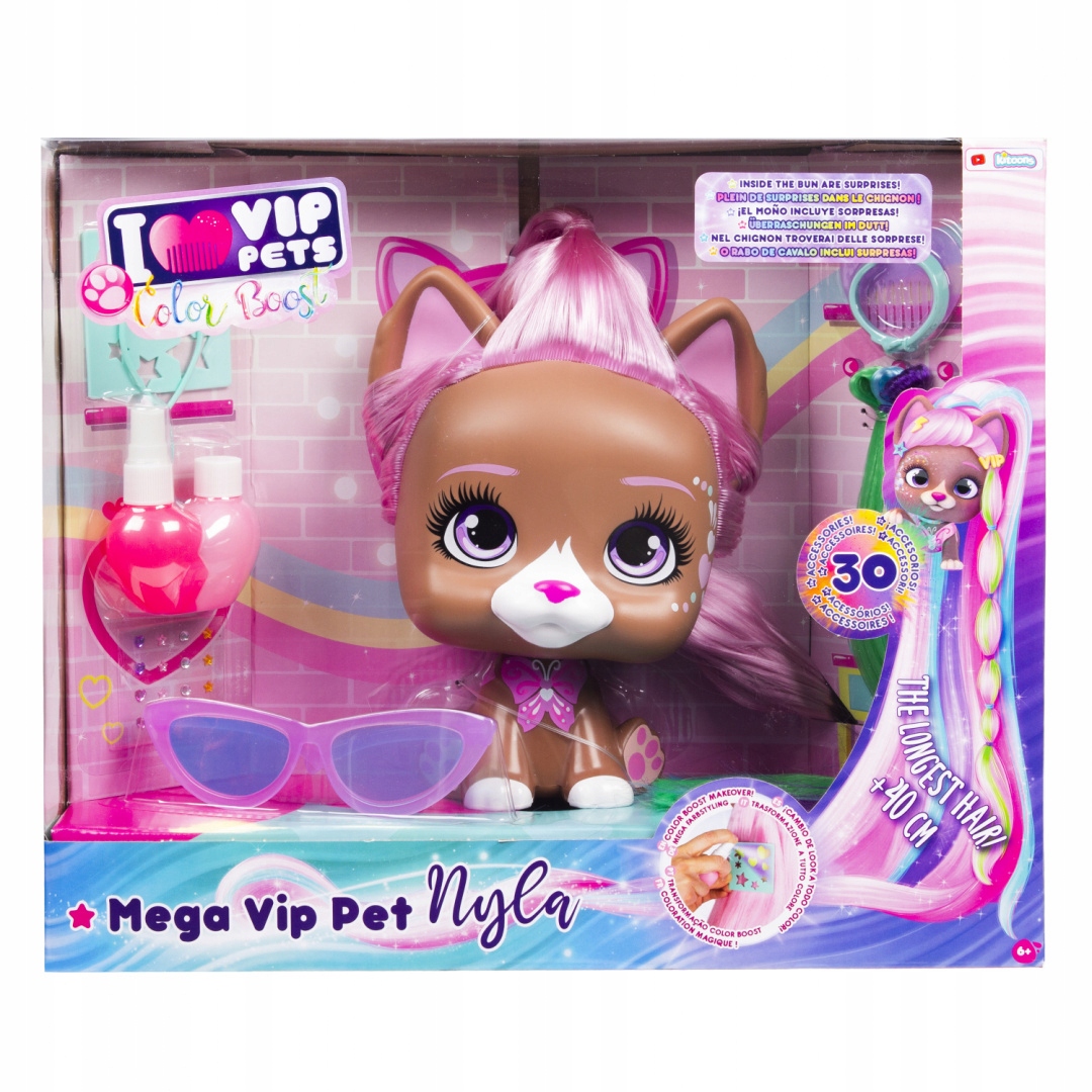 TM TOYS MEGA VIP PET NYLA Stylingový psík na účesy KADERNÍCTVO 842V907