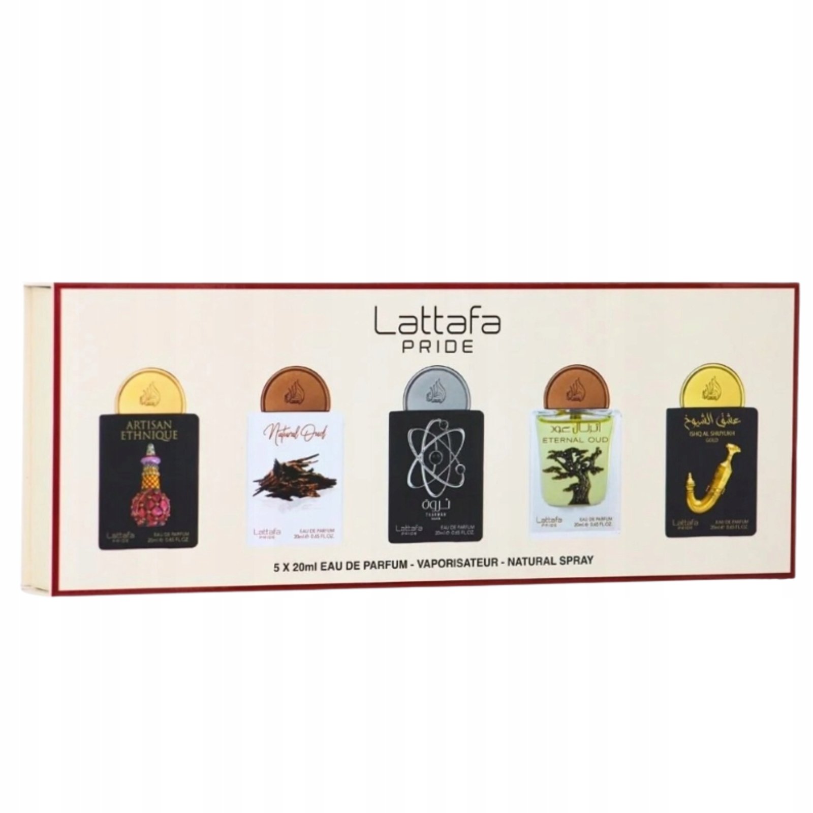 Lattafa Pride Collection No.2 zestaw wód perfumowanych 5x20ml
