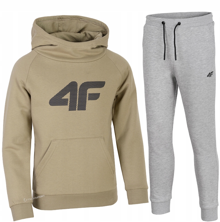 

4F Chłopięcy Dres Komplet Bluza Spodnie 164