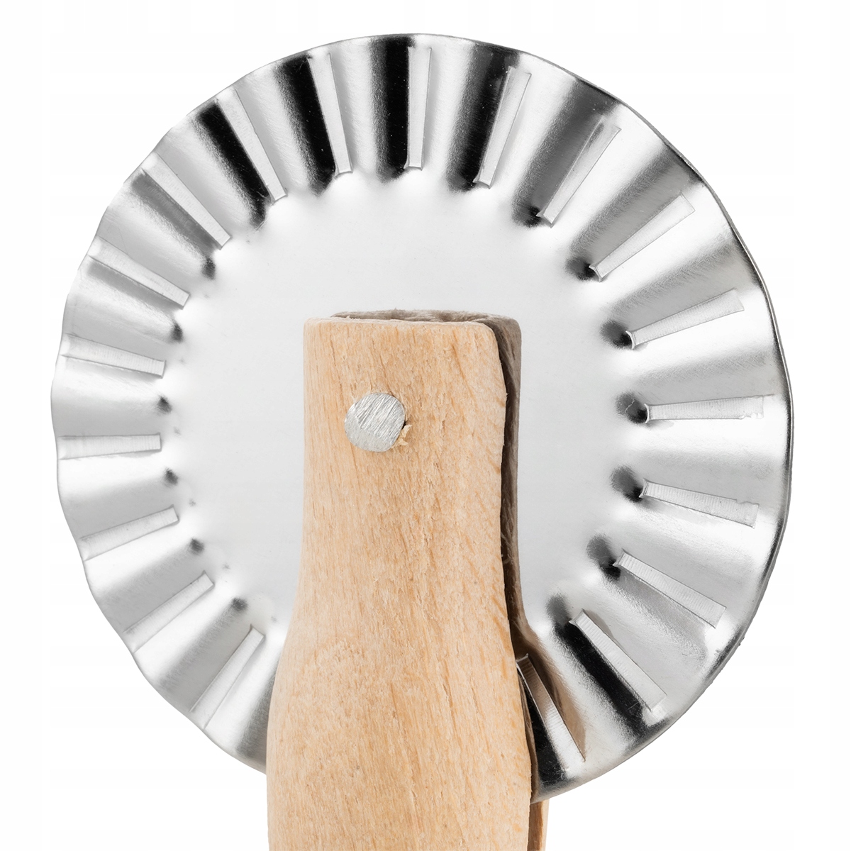 RADEŁKO DO KROJENIA CIASTA PIEROGÓW FAWORKÓW 16CM NÓŻ DO PIZZY Marka Topfann