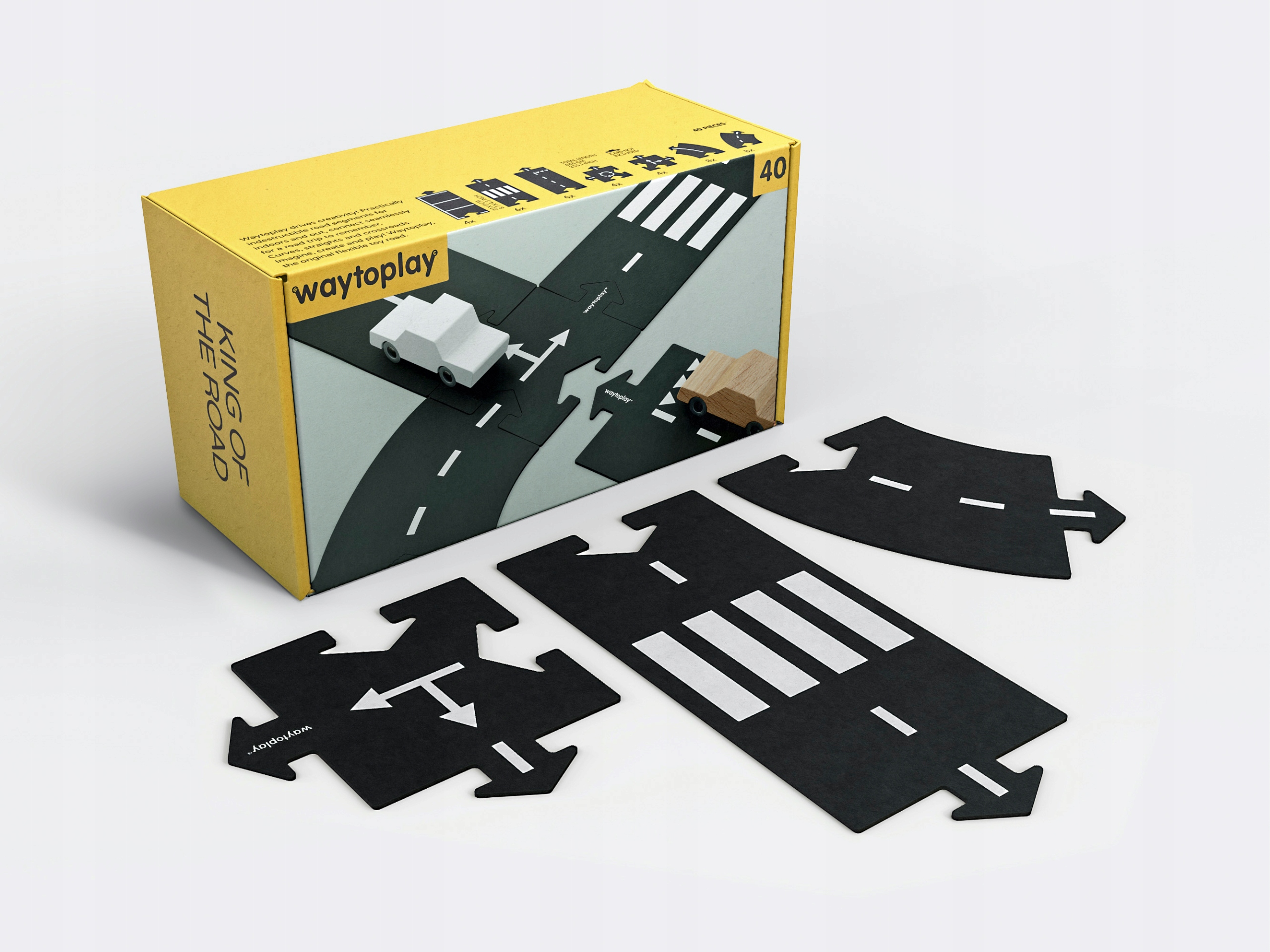 

Waytoplay King Of The Road Zestaw 40 szt Tory