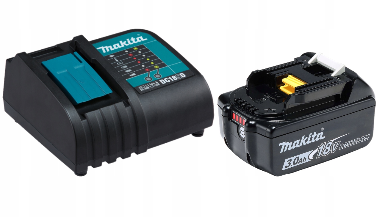 

Makita Zestaw Akumulator 18V 3Ah Ładowarka DC18SD