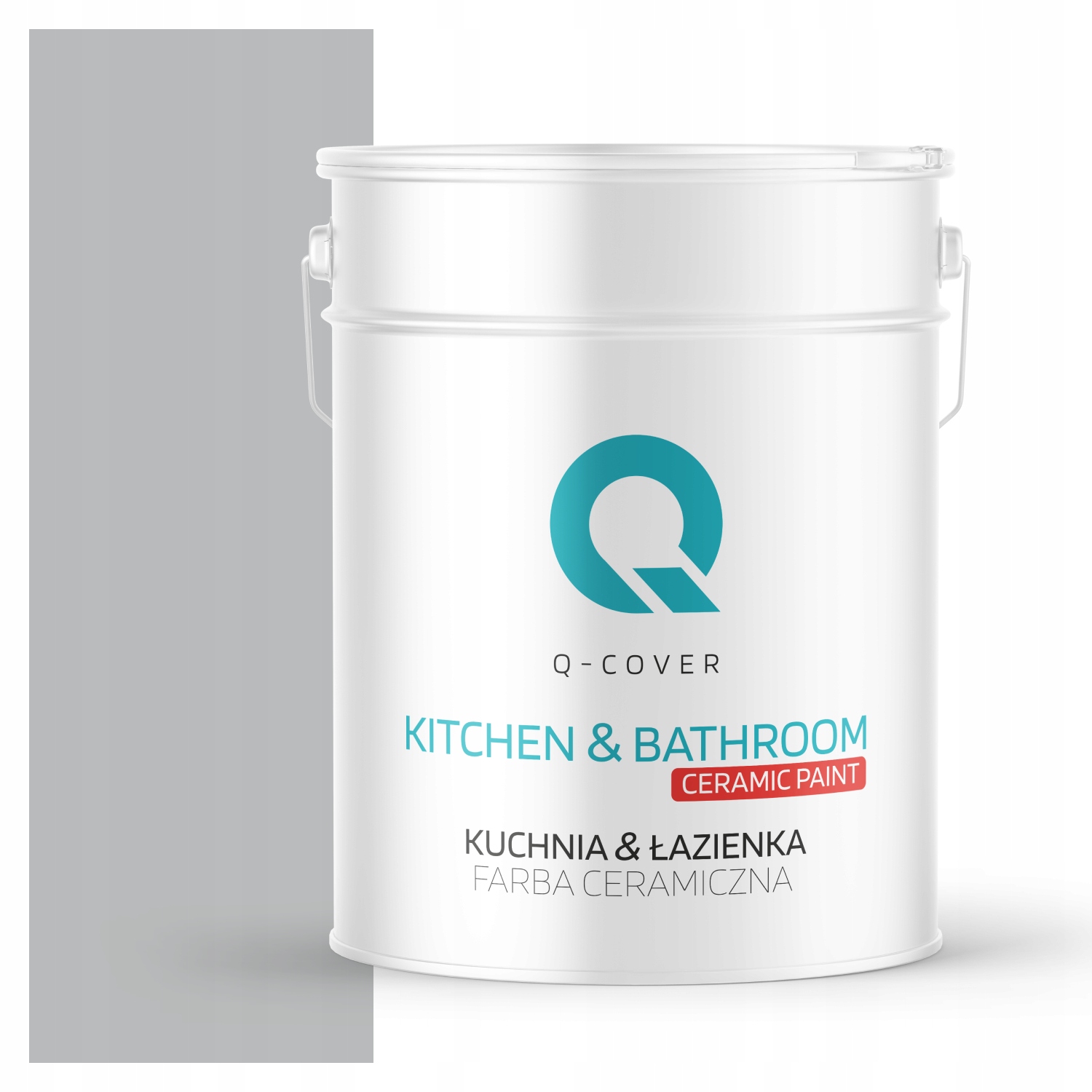 Farba Kúpeľňa Kuchyňa Vodotesná Farba Šedá H1050 Hlboká Matná 10 L Stena