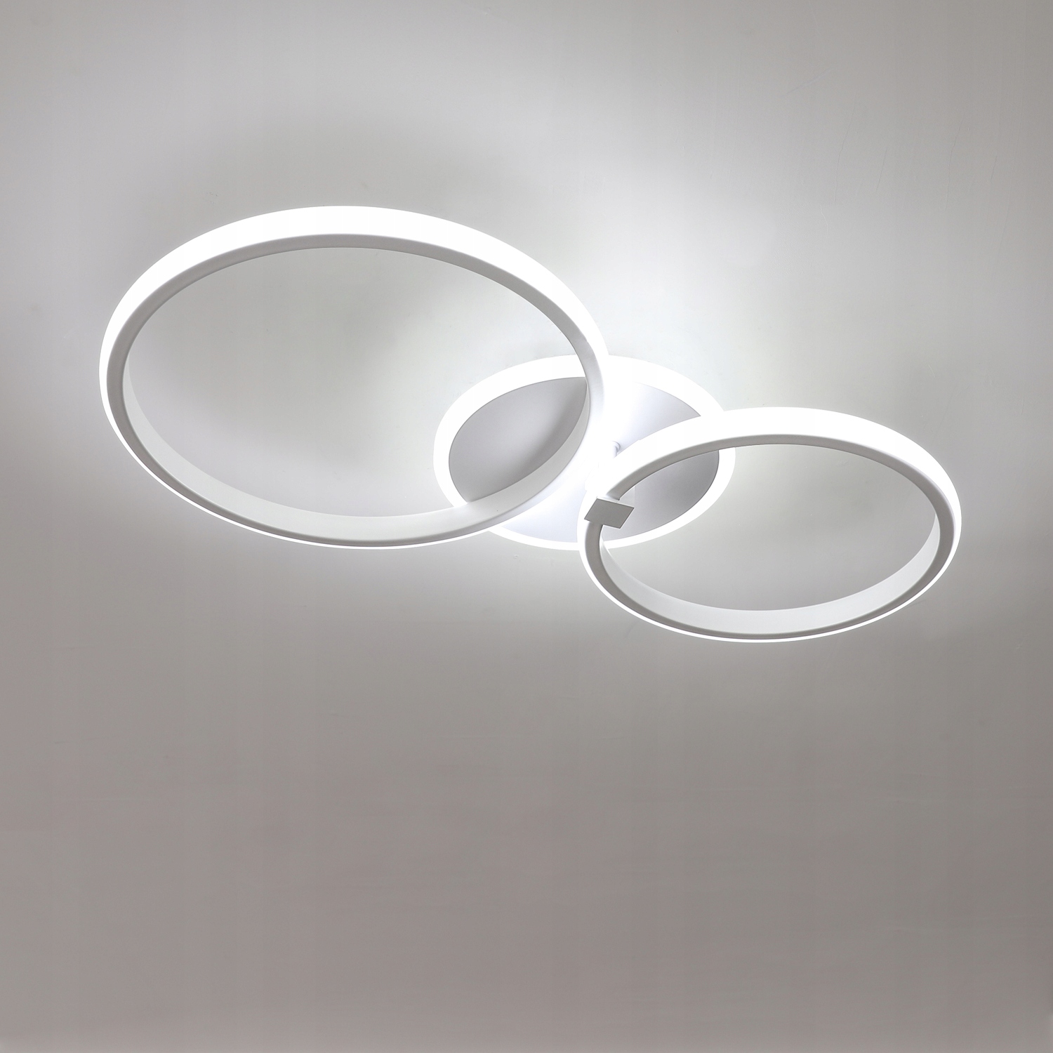 Lampa Sufitowa Wisząca Ring Żyrandol Led Nowoczesny Do Salonu 42W 6500K