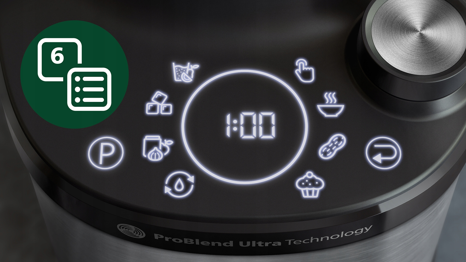 PHILIPS Blender Wysokiej Mocy 7000 ProBlend Ultra 1500W 2L Szkło App — miniatura 12