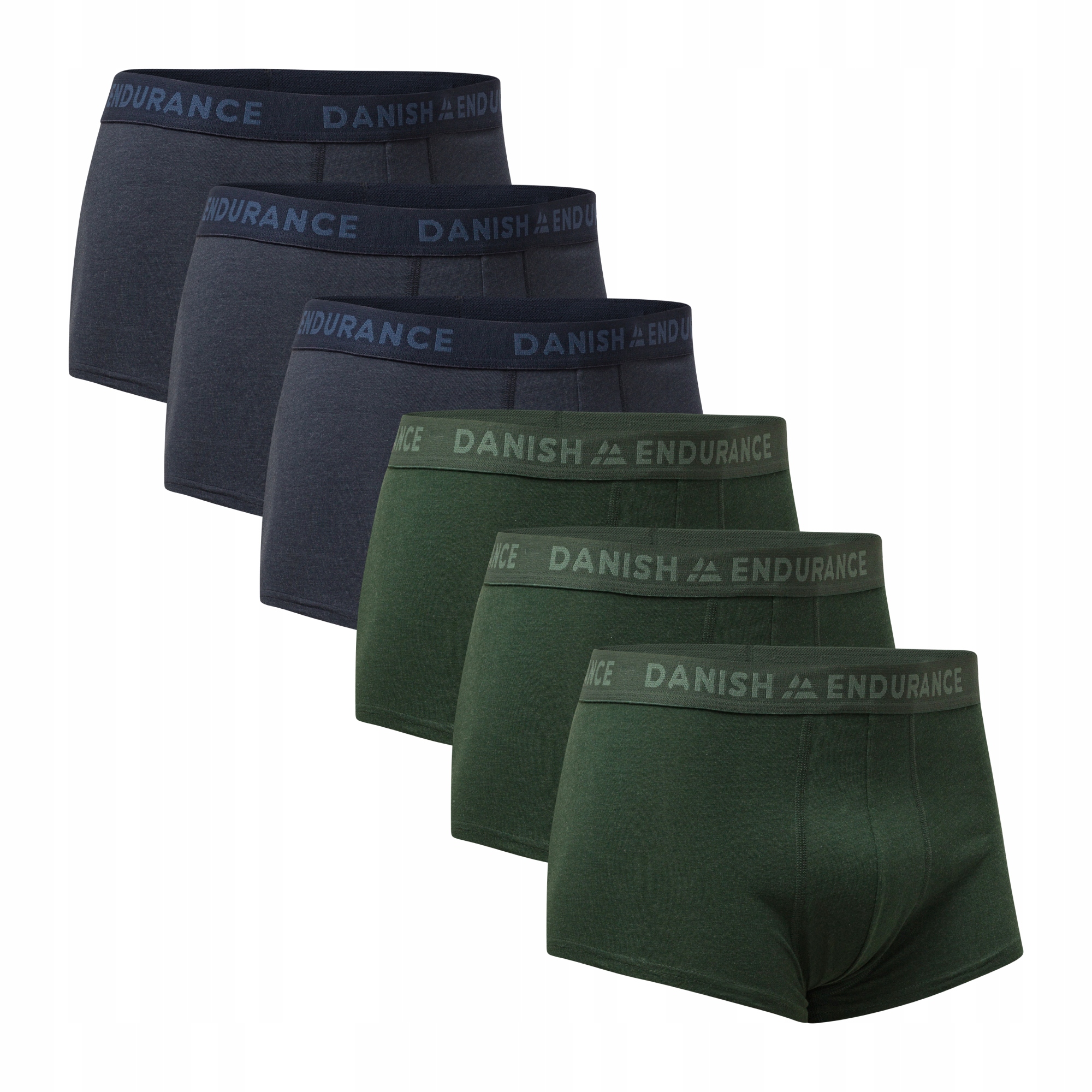 Krótkie Bawełniane Bokserki Danish Endurance Męskie Majtki 6-pak 3XL