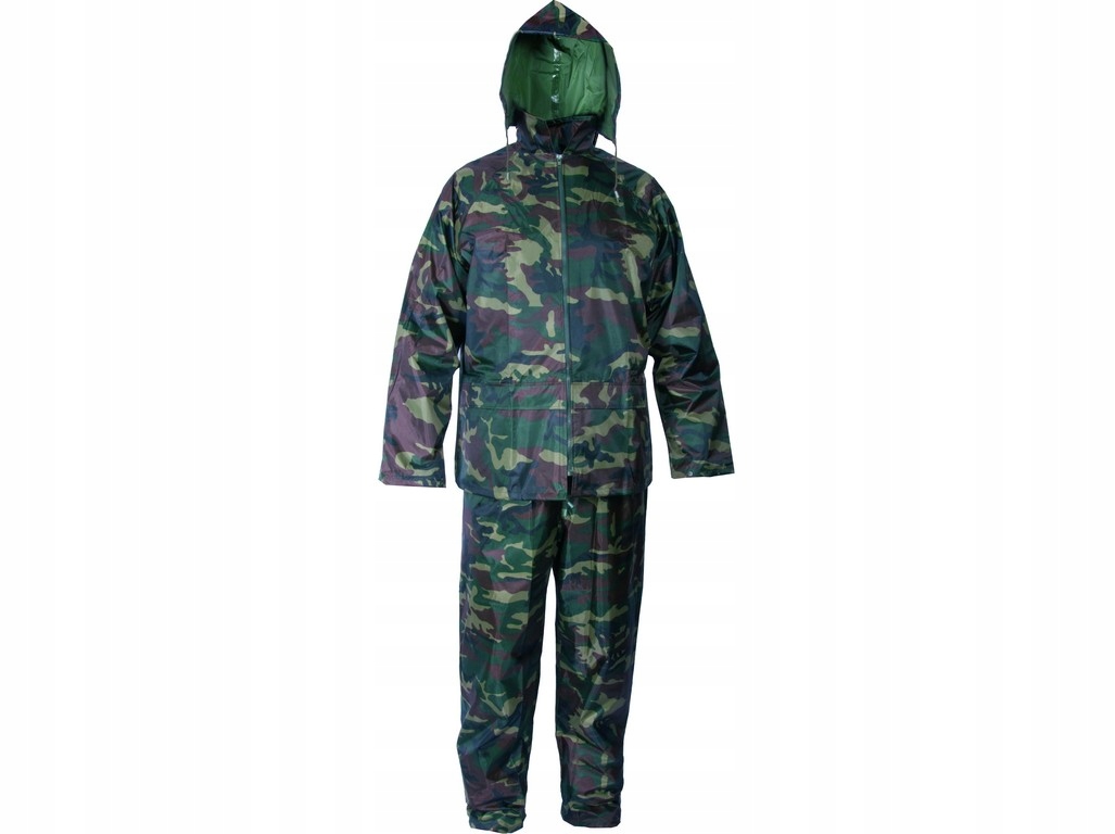 KOMPLET PRZECIWDESZCZOWY MORO KAMUFLAŻ PROFI XL