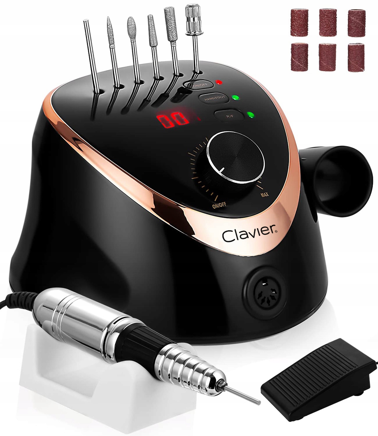 Profesjonalna Frezarka Do Paznokci Manicure Pedicure 65W Clavier Fx 820