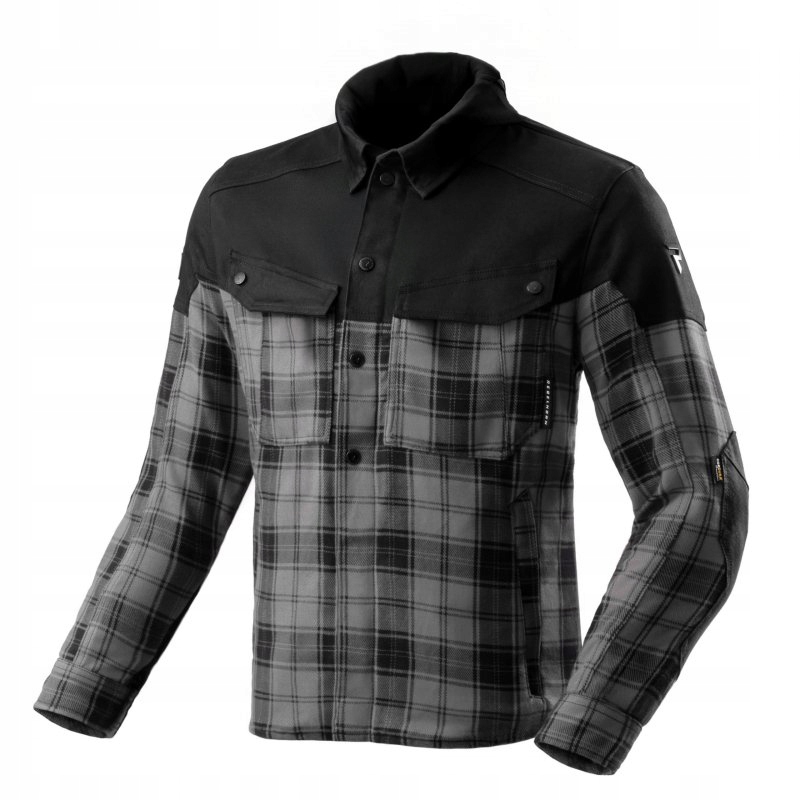 Motocyklová Košeľa Rebelhorn Shifter Black Grey 9XL