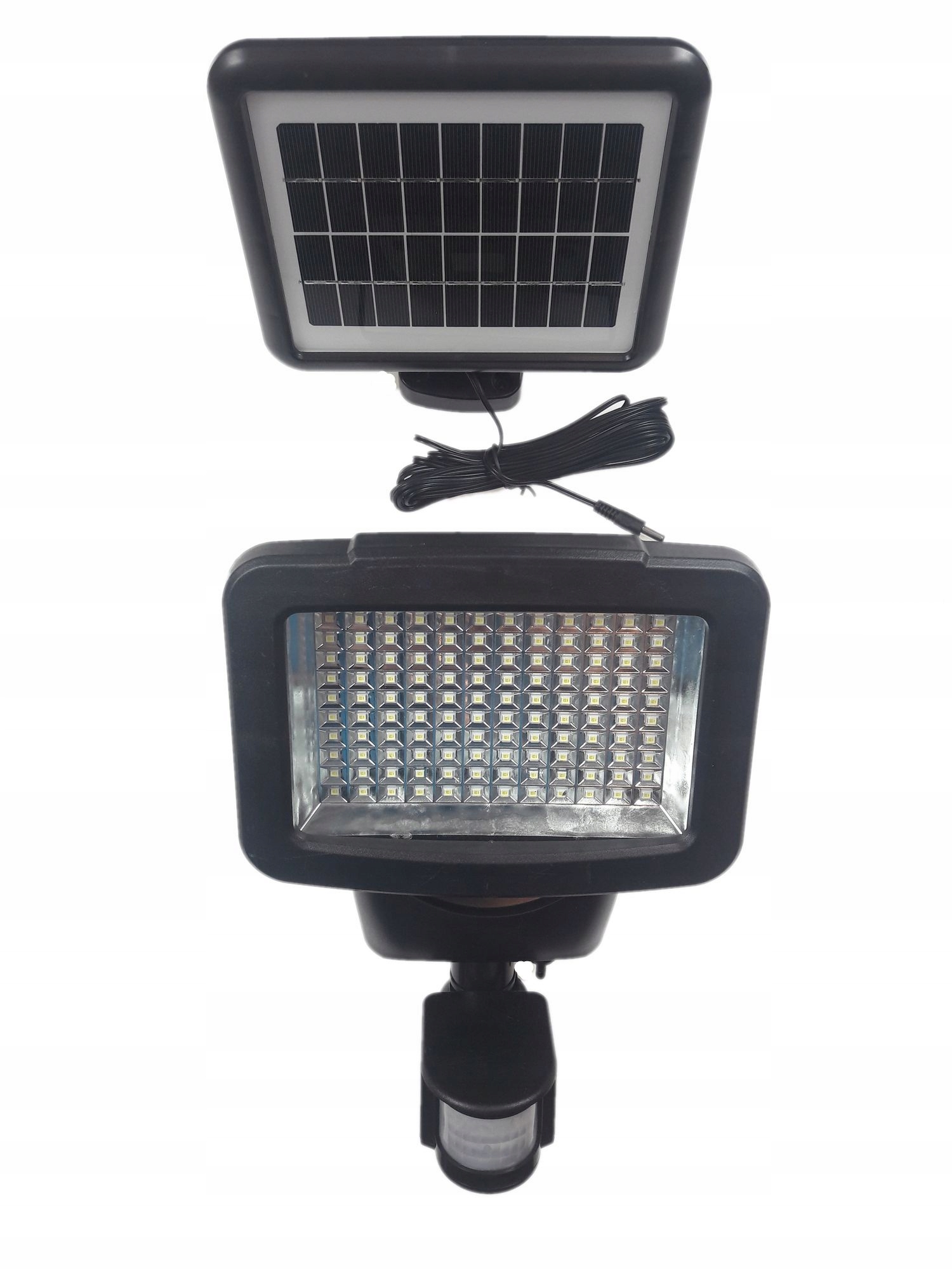 Lampa solarna z czujnikiem ruchu zmierzchu120 Led. Nowoczesny Solar silikon