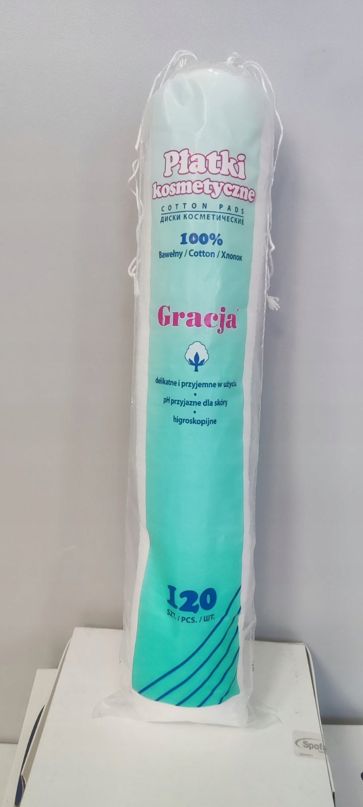 

Płatki kosmetyczne Bawełniane 100% Gracja 120szt