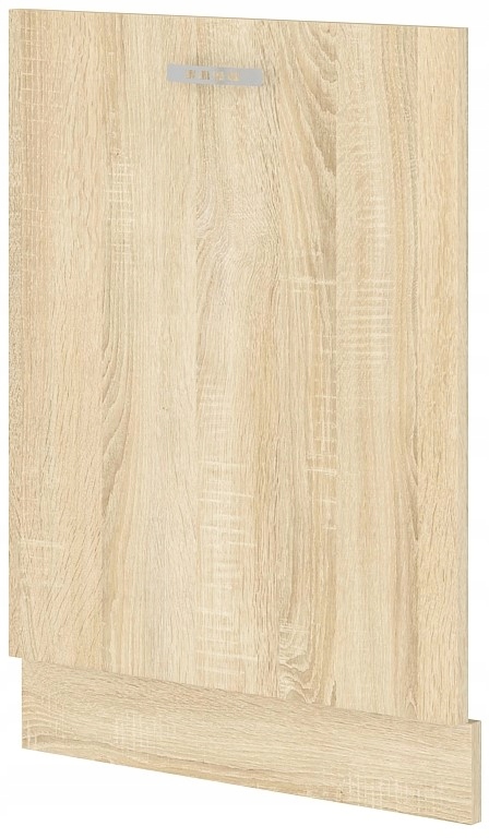 Přední část pro vestavnou myčku nádobí 60 (713x596). Dub Sonoma bílá.