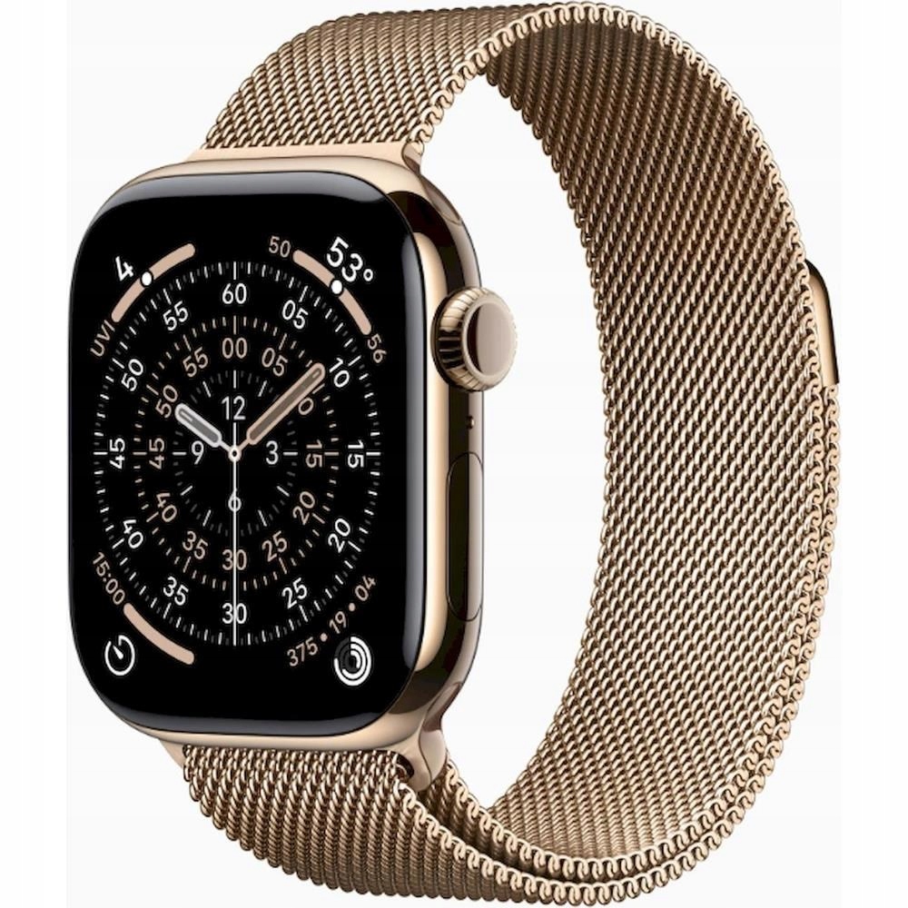 Apple Watch Series 11 Cellular (42mm) Zlatý titán so zlatým milánskym…