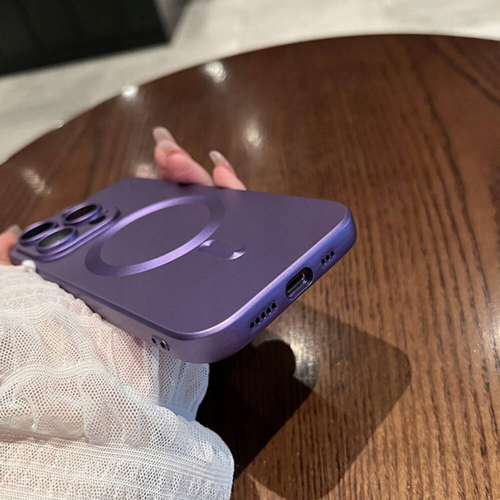 Etui do IPHONE 13 MAGSAFE MATOWE CASE SILIKONOWE + SZKŁO HARTOWANE Materiał tworzywo sztuczne