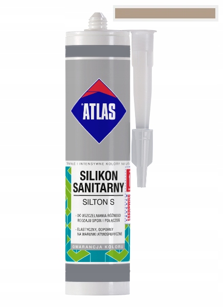 

Atlas Silikon Sanitarny Silton 020 Beżowy 280 ml