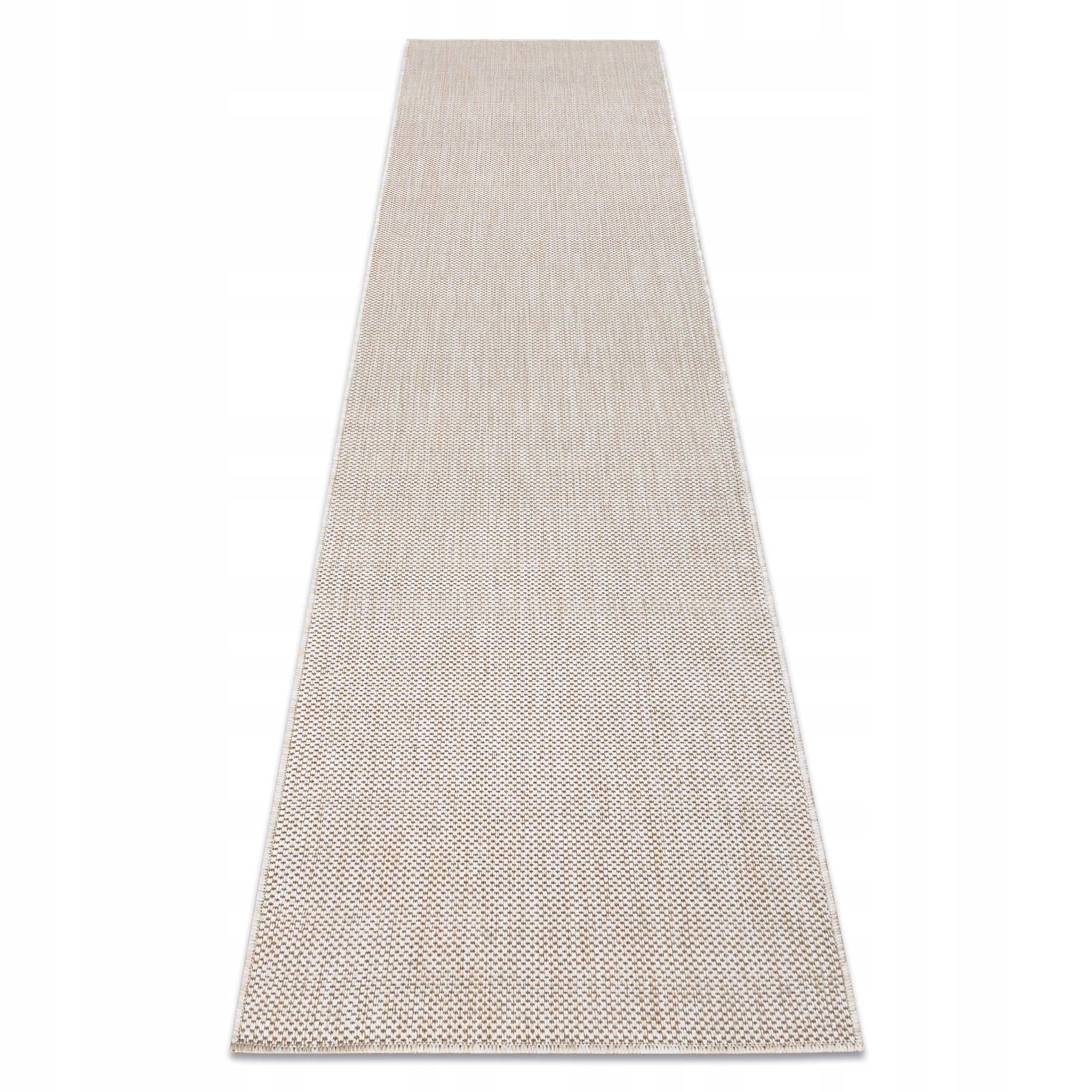 Dywan chodnik Sznurkowy Sizal płaskie tkanie krem Bez Wzoru 70x250 cm