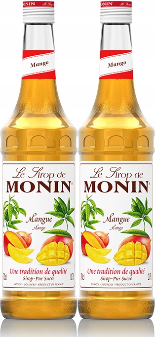 Syrop smakowy Monin Mango 700ml x2