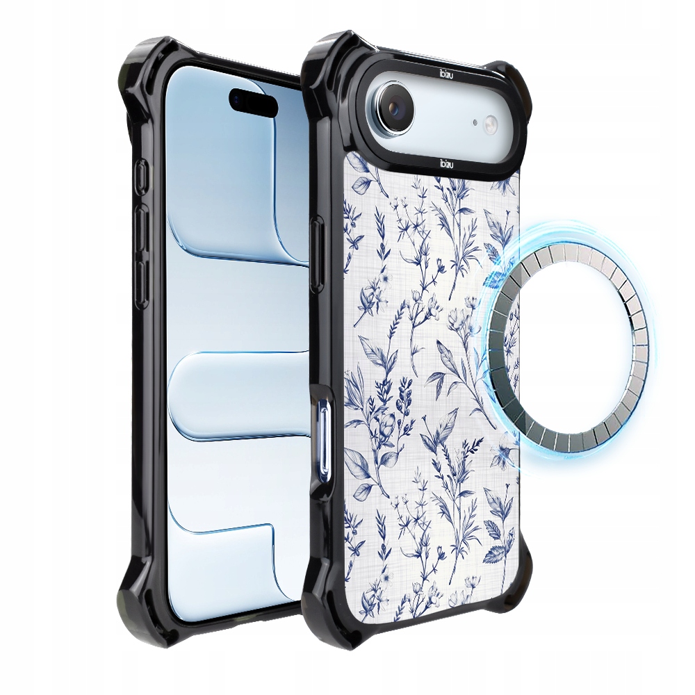 Pouzdro pro iPhone Air Ibizu DropGuard Ultra s MagSafe, Azurové šeptání