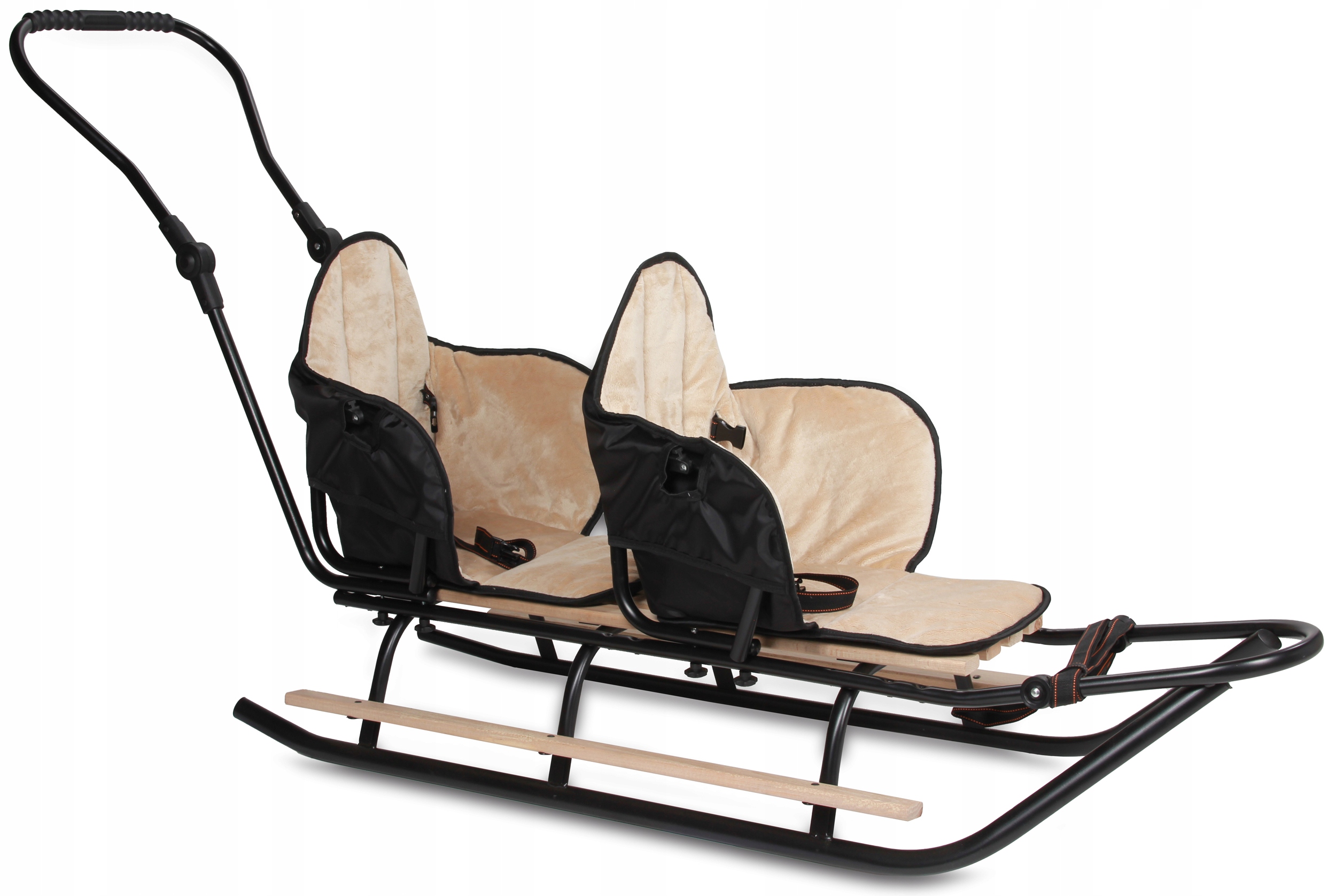 Lenkiška SANKI DUO TANDEM šilta sėdynė BOOTH su kailiu + STUMTUKU EAN (GTIN) 5905054624460