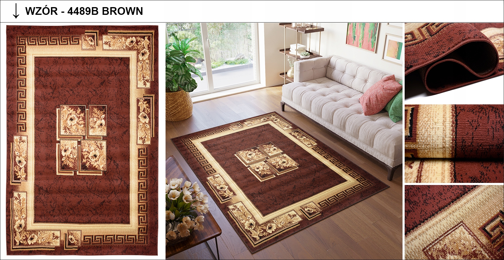 DYWANY CHEMEX DYWAN 130x190 ATLAS BCF RÓŻNE WZORY Marka Dywany Chemex