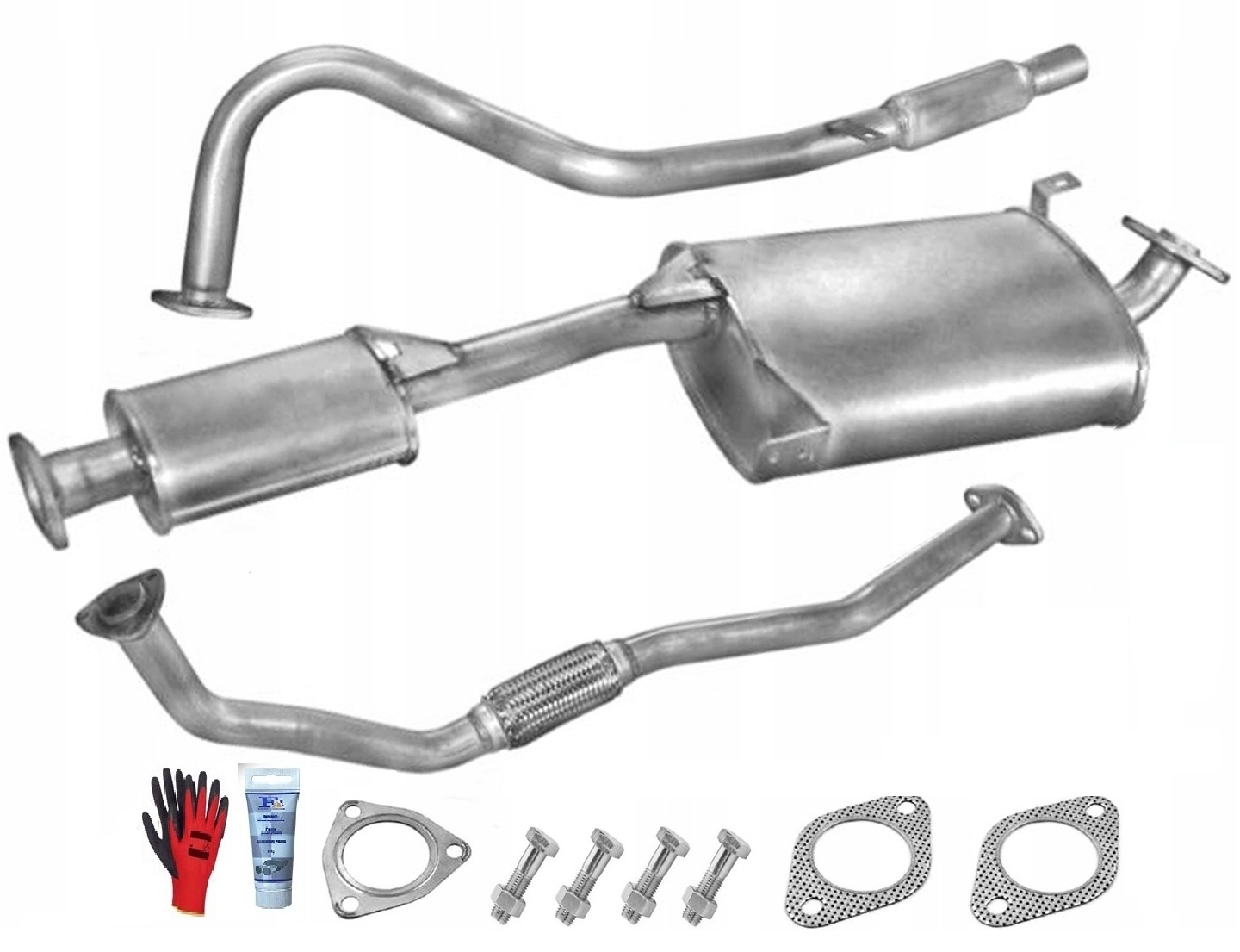 Nissan Terrano Ford Maverick 1 2.7TDi 5dveřový tlumič výfuku trubky bonus