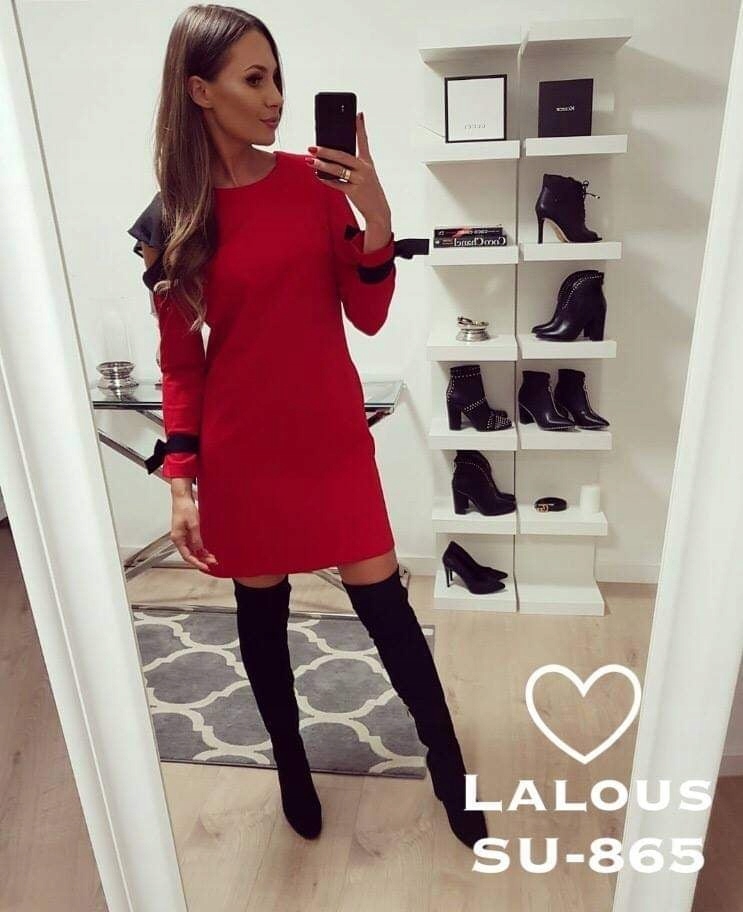 Šaty Červená Model 865 velikost S