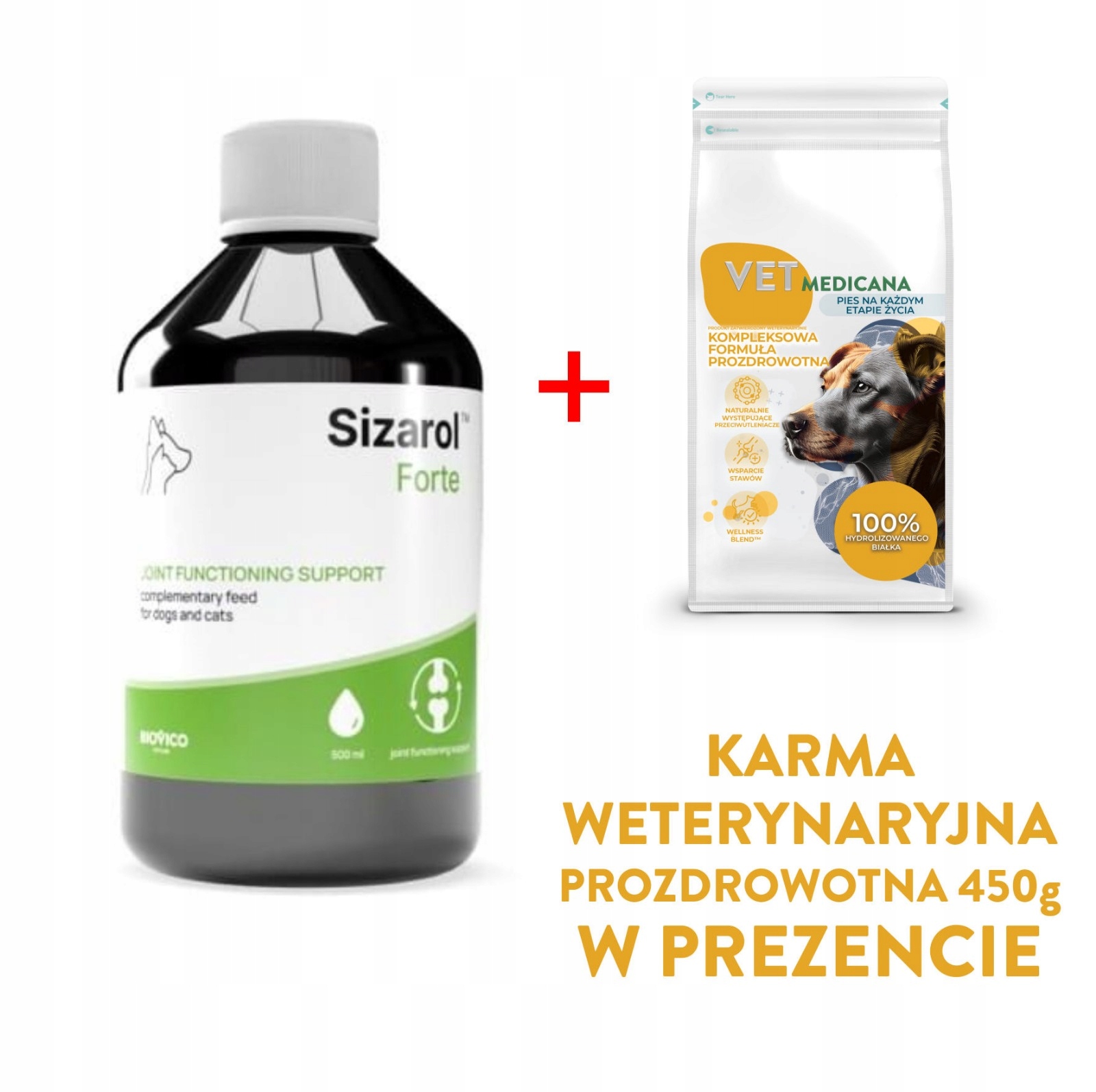 Sizarol płyn 500 ml Suplementy dla kota dla psa +karma prozdrowotna