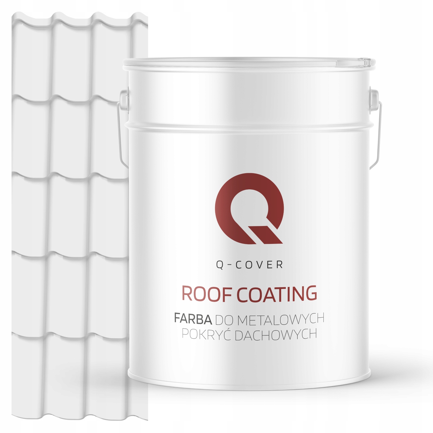 Farba Na Kovové Strechy Z Pozinkovaného Plechu Biela Cestná Ral 9016 10 L Polomatná