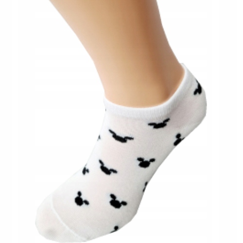 

Krystjan stopka damska skarpety SD-0128 myszki bia